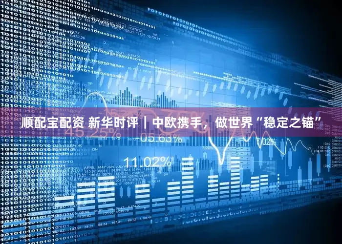 顺配宝配资 新华时评｜中欧携手，做世界“稳定之锚”