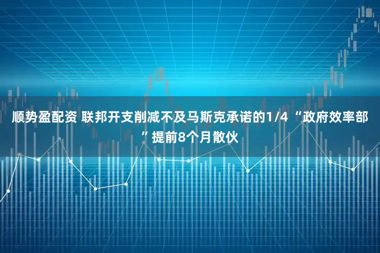 顺势盈配资 联邦开支削减不及马斯克承诺的1/4 “政府效率部”提前8个月散伙